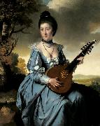 Joseph wright of derby Portrait of Mrs. Robert Gwillym oil painting reproduction
